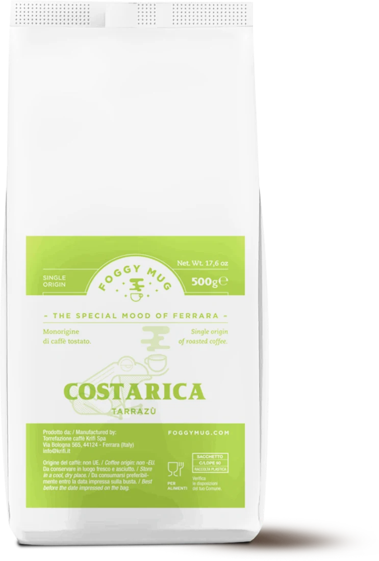 Confezione Costa Rica Tarrazú, 500 g in grani