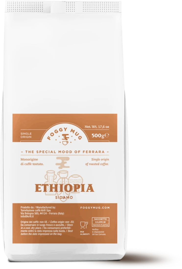 Confezione Ethiopia Sidamo, 500 g in grani